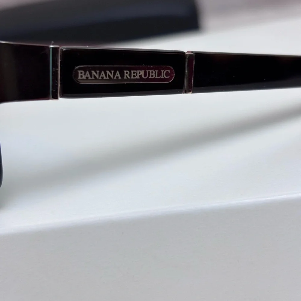 Banana Republic Bronze Half-Rim Sunglasses